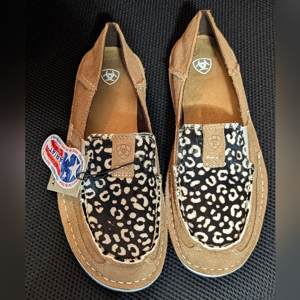 Ariat Cruisers Brown and Black Leopard Shoes